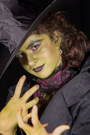 Ally Baca (The Wicked Witch of the West). Photo by Kathleen Ouellette.