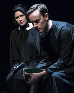 Jenny Donovan (Sister James) and Rob Jansen (Father Flynn). Photo by Teresa Castracane.