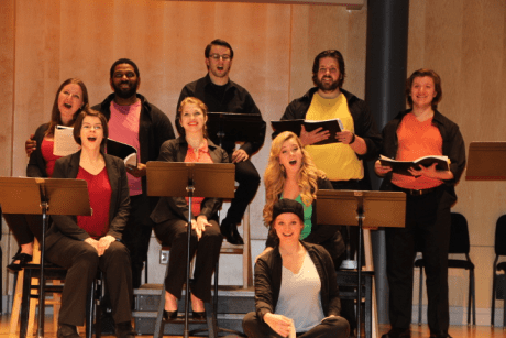 Cast of 'A Family Reunion'. Photo courtesy of Maryland Opera Studio.