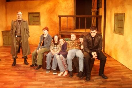 Cast of 'The Lieutenant of Inishmore'. Photo by Edward Cragg.