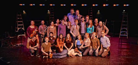 The cast of the University of North Carolina's 'Unlimites.' Photo courtesy of No Rules Theatre Company.