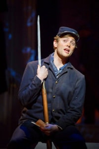 Gregory Maheu as Union Private. Photo by Scott Suchman.