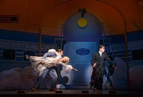 Andy Karl, Kristin Chenoweth and Peter Gallagher in 'On the 20th Century.'Photo by Joan Marcus.