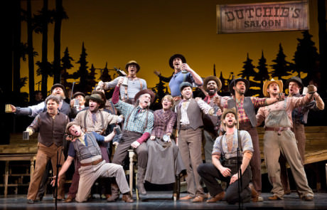 The cast of 'Paint your Wagon.' Photo by Joan Marcus.