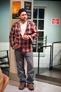 Rob Oppel (McMurphy). Photo by Spotlighters Theatre/Chris Aldridge, CMAldridgePhotography. 