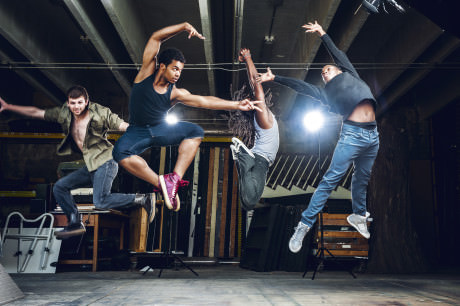 GMU Dance Students. Photo by Tim Coburn. 