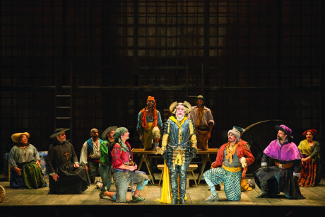 The cast of the Shakespeare Theatre Company’s production of 'Man of La Mancha. Photo by Scott Suchman. 