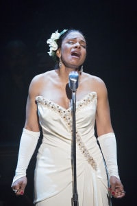 Audra McDonald in "Lady Day at Emerson's Bar and Grill.' Photo by Sara Krulwich/The New York Times.