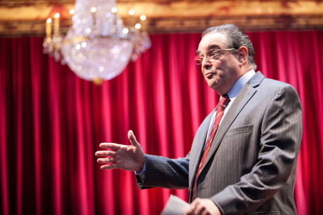 Edward Gero as Supreme Court Justice Antonin Scalia. Photo by  C. Stanley Photography.
