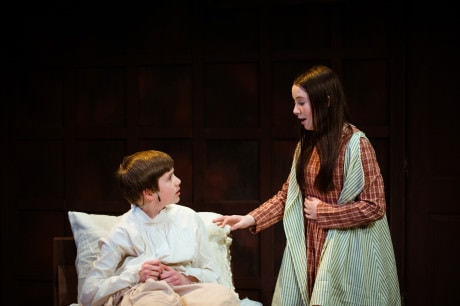 Ethan Van Slyke and Maggie Slivka in 'The Secret Garden.' Photo by Traci J. Brooks Studios.