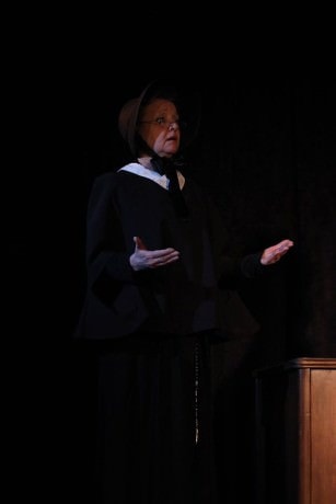 Lisa Anne Bailey (Sister Aloysius). Photo courtesy of City of Fairfax Theatre Company.