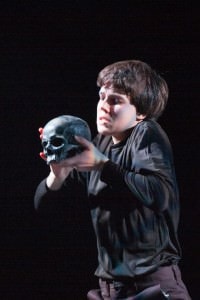 Sean Silvia (Hamlet). Photo by Dennis Deloria.