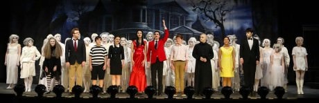 The cast of 'The Addams Family.' Photo courtesy of West Potomac HS.
