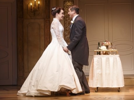 Sierra Boggess (Rebecca) and David Burka  (Brian) in 'It Shoulda Been You.' Photo by Joan Marcus.