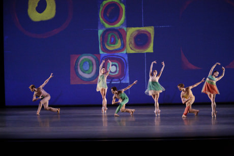 The Company in Alexei Ratmansky’s Pictures at an Exhibition.  Photo by Paul Kolnik.