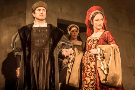 Ben Miles and Lydia Leonard in 'Wolf Hall.' Photo by Johan Persson.