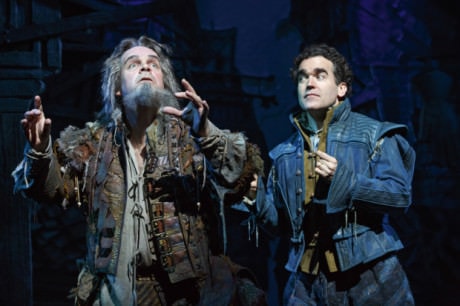  Brad Oscar (Nostredamos) and Brian d'Arcy James in 'Something Rotten!' Photo by Joan Marcus.