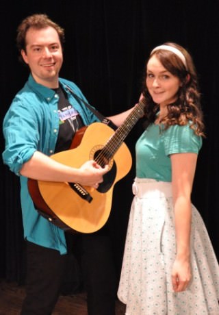 Gabriel T. Potter and Taylor Campbell portray Robbie and Julia. Photo by Elli Swink