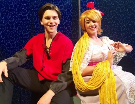 Jack (Jacob Shipley) and Rapunzel (Ana Marcu). Photo courtesy of Infinity Theatre Company.