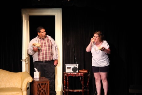 Matthew Datcher and Anna Sapp in 'Hotline' by Elaine May