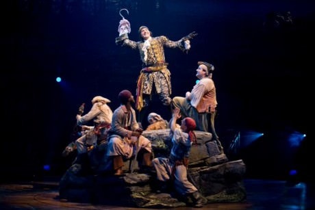 Hook (Stephen Carlile) and his pirates. Photo by Jeremy Daniel.