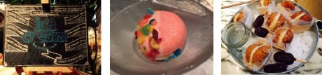 Celebrating National Ice Cream Month – Fruity Pebbles Mac Sammie at the Blue Duck Tavern – Sweet mini treats.