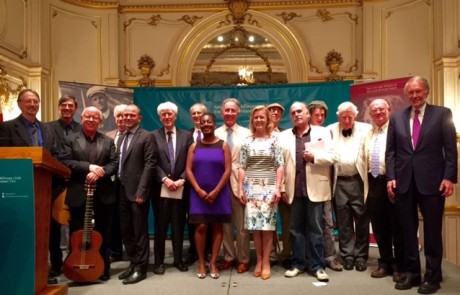 Ambassador Anne Anderson and participants at the Cosmos Club on Bloomsday.