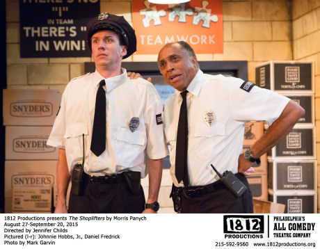Daniel Frederick (Dom) and Johnnie Hobbs, Jr. (Chief Guard Otto ). Photo by Mark Garvin.