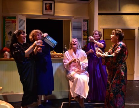 The cast of 'Calendar Girls.' Photo by Chip Gertzog.