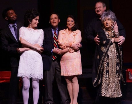 Carla Rowe (Far right front) and cast members. Photo courtesy of Tantallon Players.