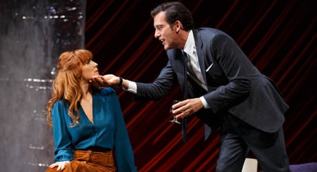 Kelly Reilly and Clive Owen. Photo by Joan Marcus.