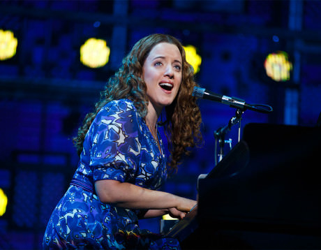 Abby Mueller (Carole King). Photo by Joan Marcus.