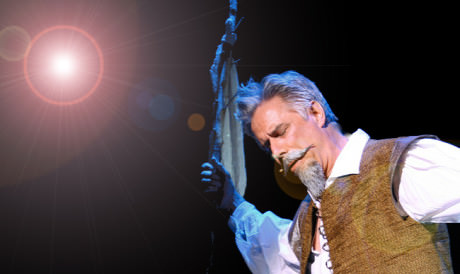 Jeff McCarthy as Don Quixote. Photo courtesy of Barrington Stage Company.