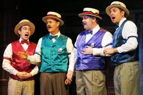 The Barbershop Quartet (Nathan Bowen, ). Photo courtesy of 2nd Star Productions.