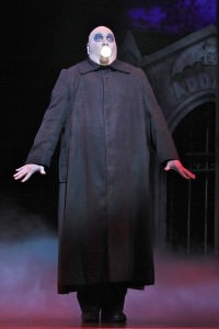 Blake Hammond as Uncle Fester in 'The Addams Family.' Photo by Jeremy Daniel.