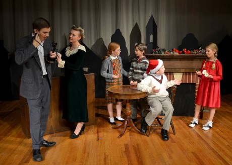 George and Mary Bailey and their kids. Photo courtesy of Castaways Youth Theatre.