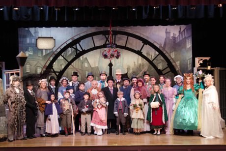 The cast of LTA's 'A Christmas Carol.' Photo by Doug Olmsted.
