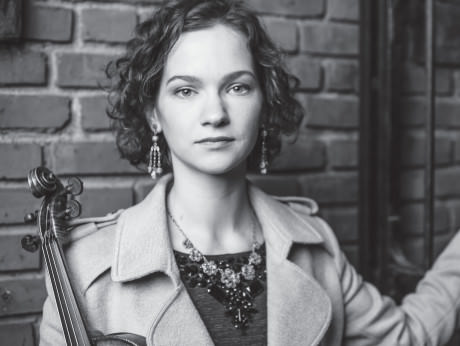 Violinist Hilary Hahn. Photo by Patrick O'Leary.