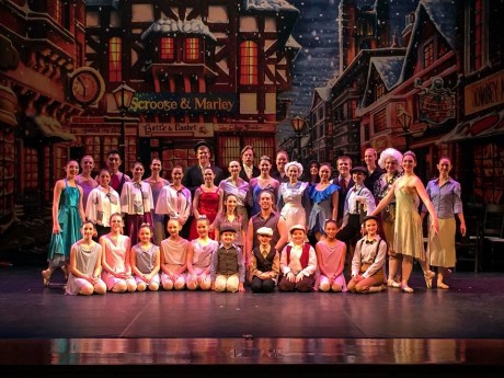 The cast of 'A Christmas Carol.' Photo courtesy of Charm City Ballet.