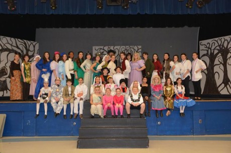 The cast of 'Into the Woods, Jr.' Photo courtesy of Aldersgate Church Community Theater.