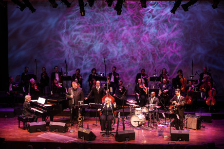 A Jazz New Year's Eve: Diane Schuur and Strings, Celebrating Sinatra's Centenary. Photo by Jati Lindsay.