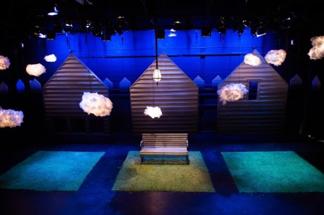 “​The set of Middletown with Scenic design by JD Madsen. Lighting design is by Brittany Shemuga. Photo by Traci J. Brooks Studios.