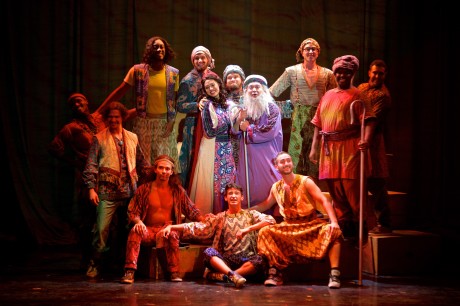 The cast of 'Joseph and the Amazing Technicolor Dreamcoat.' Photo by Daniel Swalec. 