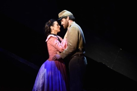 Isabel Leonard and Jarrett Ott. Photo by Kelly & Massa for Opera Philadelphia.
