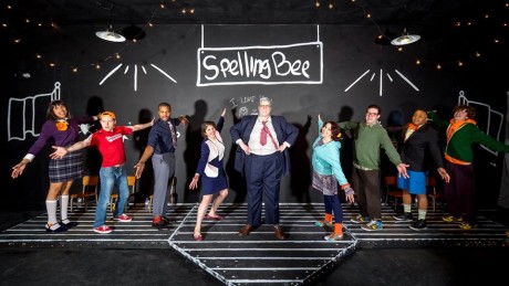 The cast of '25th Annual Putnam County Spelling Bee.' Photo by Rob Clatterbuck.
