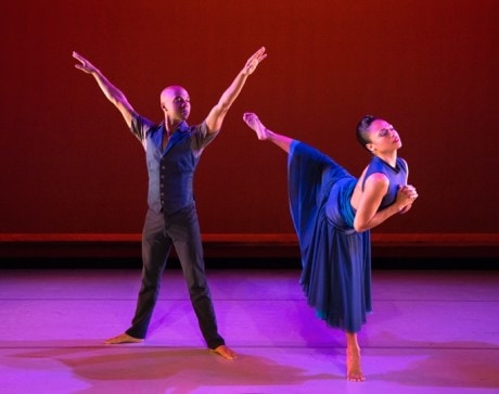 Open Door by Ronald K. Brown Dancers: Matthew Rushing and Linda Celeste Sims. Photo by Paul Kolnik. 