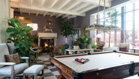 Billiard Room at The Ivy. . Photo by Kindra Clineff for Robb Report.