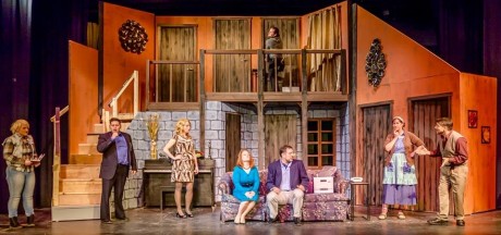 The cast of 'Noises Off.' Photo by Bruce F. Press Photography.