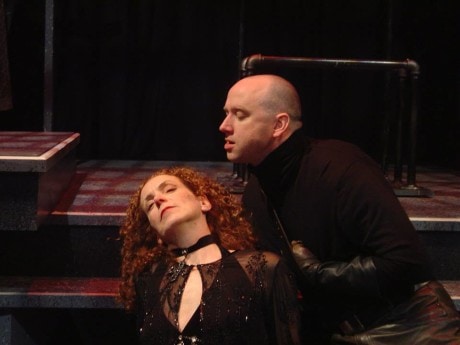 Sally Mercer and Pete Pryor in 'Richard III' at Lantern Theater Company, in 2006. Photo by Janet Embree.