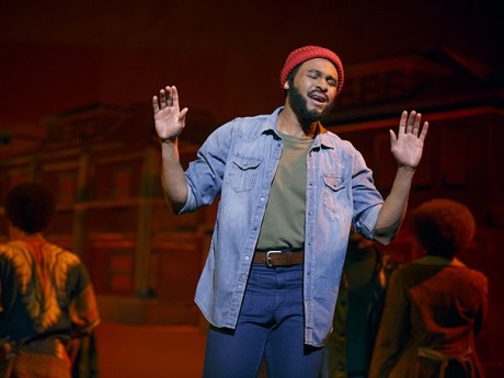 Jarran Muse as Marvin Gaye. Photo by Joan Marcus.